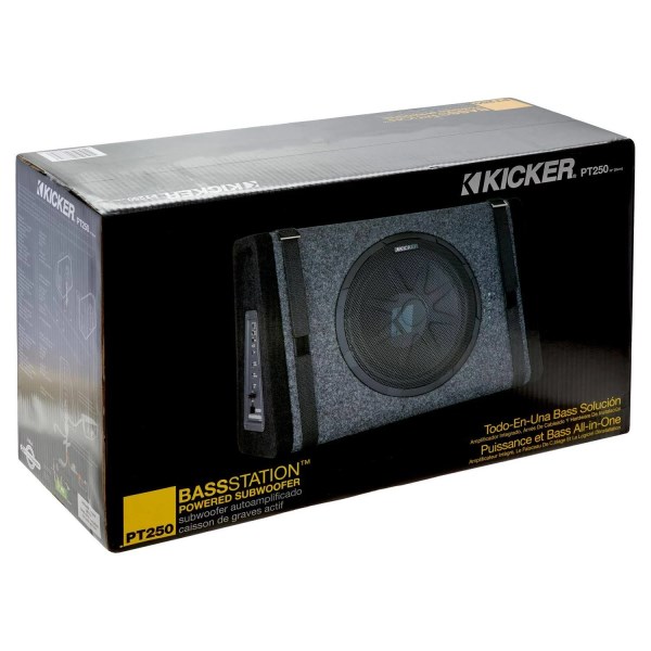 Kicker PT250 10 Subwoofer with Built-in 100W Amplifier