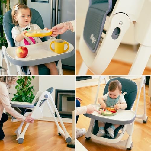 Seggiolone in alluminio per bambini, grigio : Prima infanzia