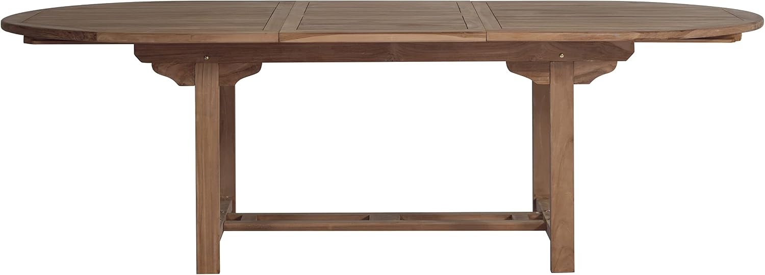 Gruppo Maruccia - Set Tavolo da Giardino 8 Posti in Legno Teak Allungabile con Sedie, Tavolo Pranzo Esterno per Terrazzo e Giardino