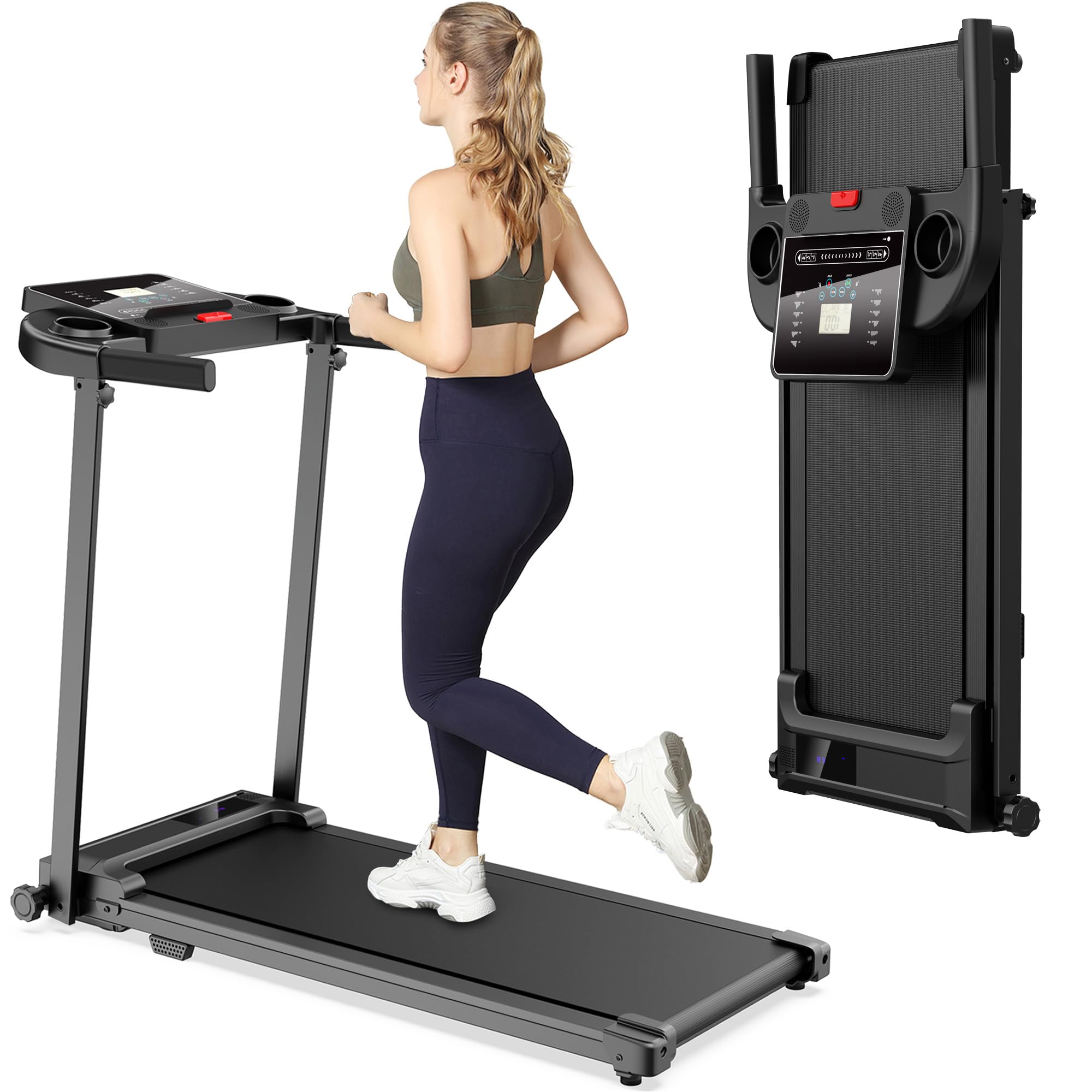 Laufband für Zuhause Walking Pad klappbar elektrisches Laufband Schreibtisch Büro leise klein 10 km/h