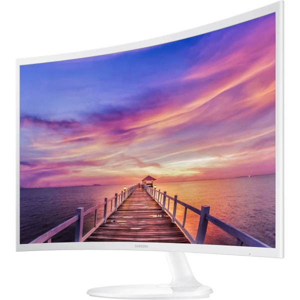 Samsung – Cf391 Series C32F391FWN 32 LED Curved FHD FreeSync Monitor – High Glossy White
