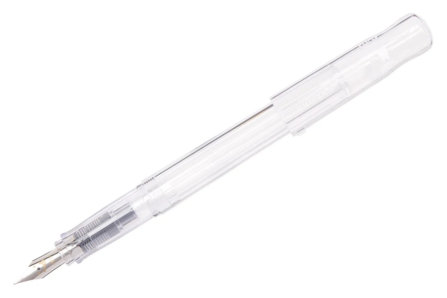 Pilot Kakuno Fountain Pen - Clear Barrel
