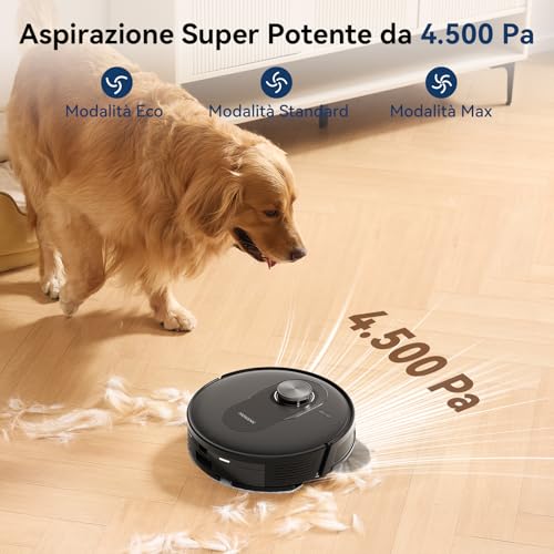 Proscenic Robot Aspirapolvere Lavapavimenti Intelligente