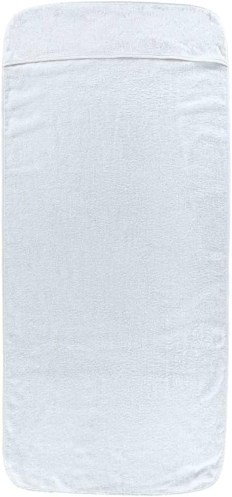 Furniture Select Strandtücher, 6 Stück, weiß, 60 x 135 cm, Stoff, 400 g/m²