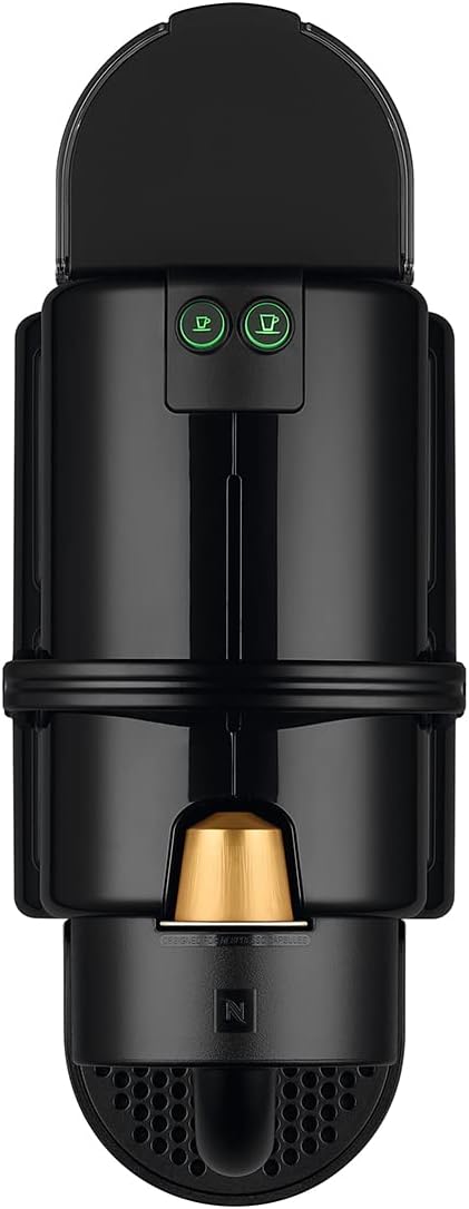 Nespresso Inissia EN80.B, De'Longhi Coffee Machine, Nespresso Capsule System, Water Tank 0.7L, Black