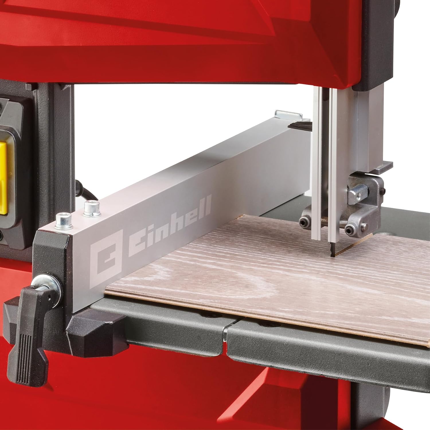 Einhell Sega a nastro TC-SB 200 + (300 W, cambio sega a nastro, barra parallela, regolazione dell'altezza, robusta guida per sega a nastro, tavolo inclinabile continuamente)