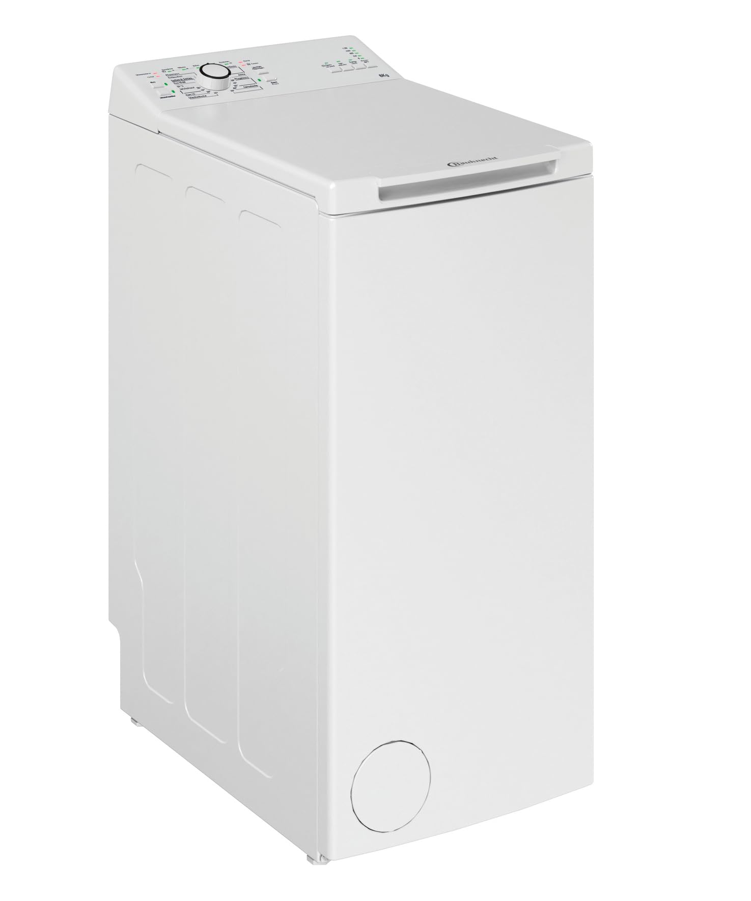 Toplader-Waschmaschine WAT Prime 6 L3 6 kg 1200 U/min 9 Programme Kindersicherung Weiß vollautomatisch