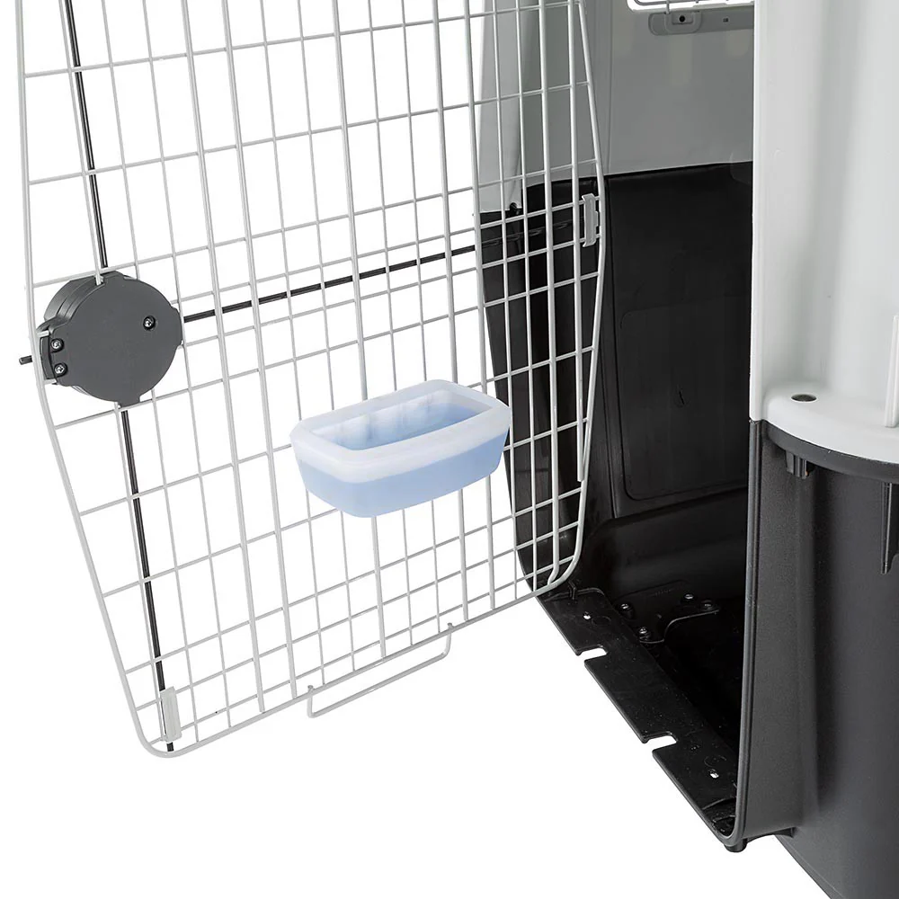 Atlas 80 – Trasportino Rigido per Cani di Taglia Grande, con Porta in Metallo, Blocco di Sicurezza, Ventilazione Laterale e Tappetino Igienico
