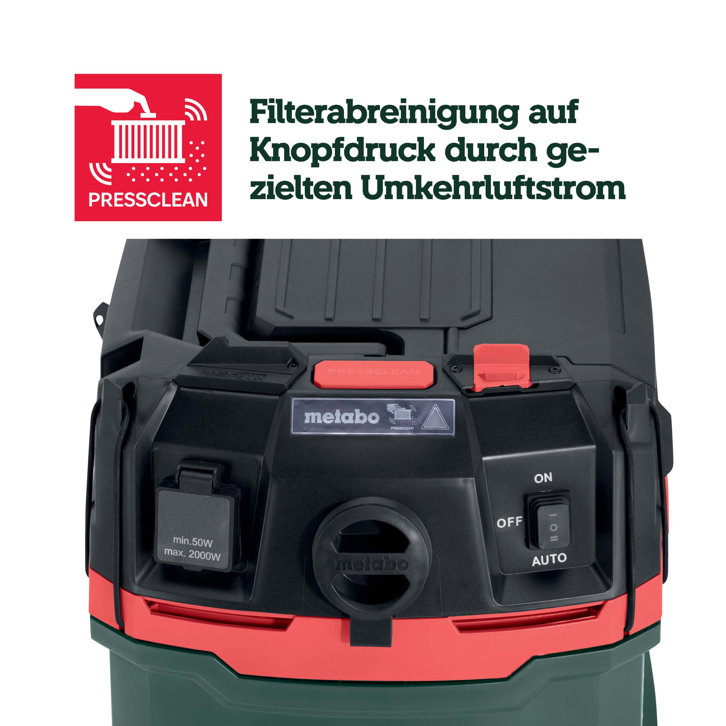 Nass- und Trockensauger ASA 30 M PC, 1200 W, Staubklasse M mit Abschaltautomatik und Antistatik-Ausstattung