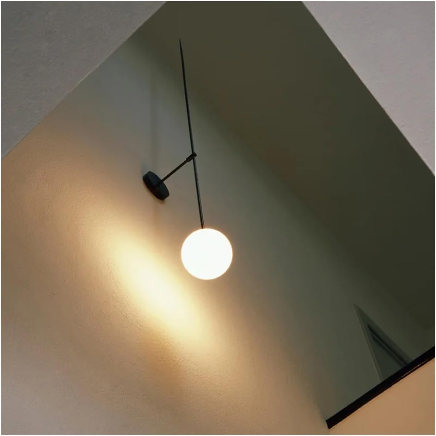 Wandleuchte, Kunstbeleuchtung for Wohnzimmer, Schlafzimmer, Bars, Restaurants und Treppenhäuser(Warm White,75CM a)