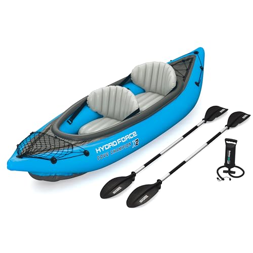 Bestway 65131, Hydro Force Kayak X2 Cove Champion 3,31 m x 88 cm Unisex Adulto : Amazon.it: Sport e tempo libero