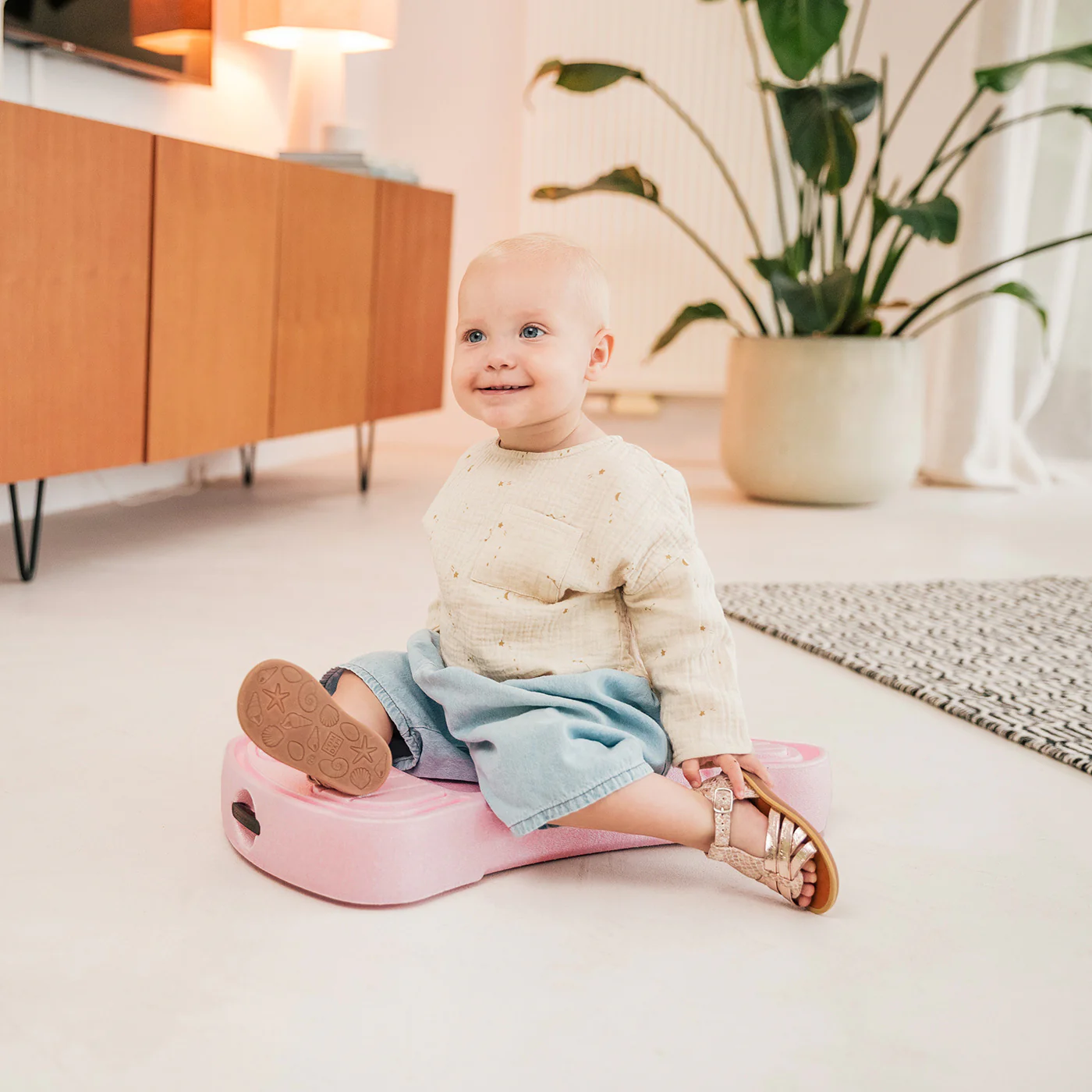 2025 Scoot and Ride My First baby walker 3-in-1 e scivolo in rosa