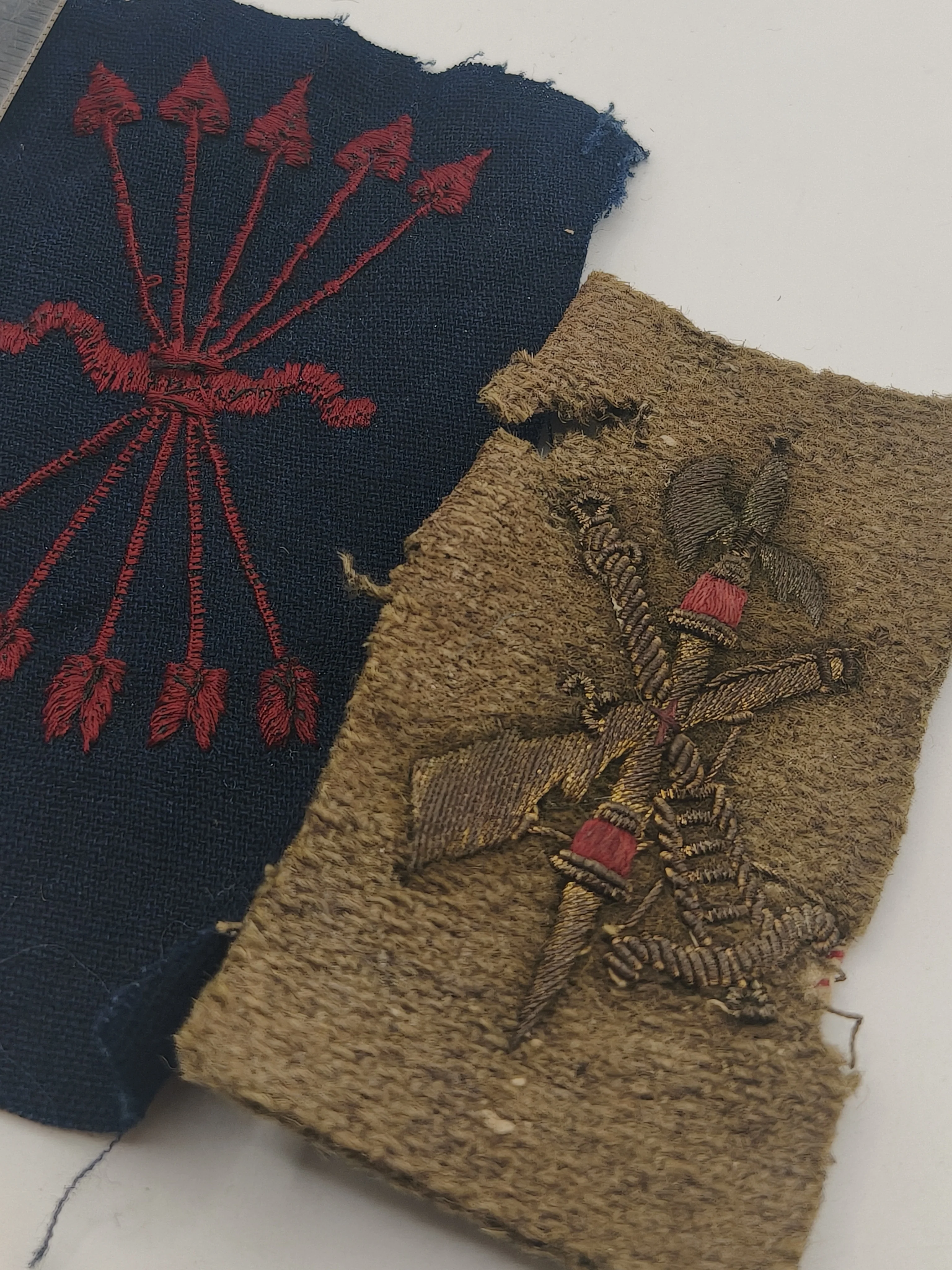 Spanish Civil War Patches. Phalanx and Legion.