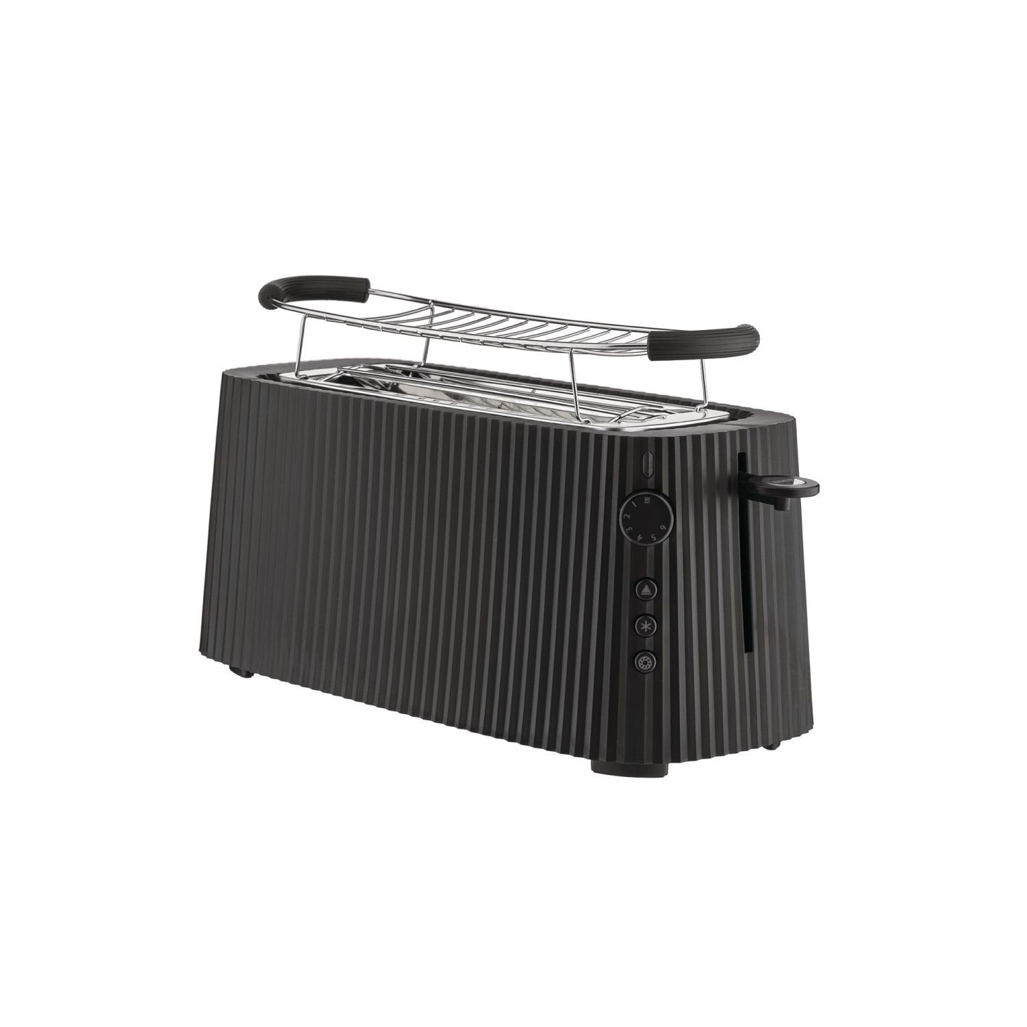 Toaster Plissé Lang Schwarz