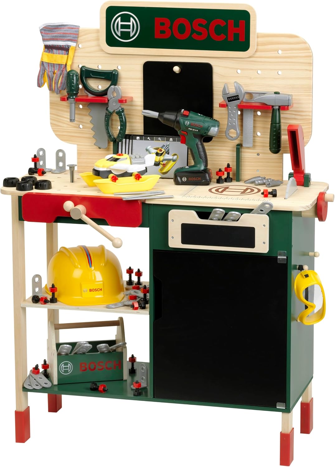 Theo Klein 8734 Bosch Banco da Lavoro Bosch in Legno