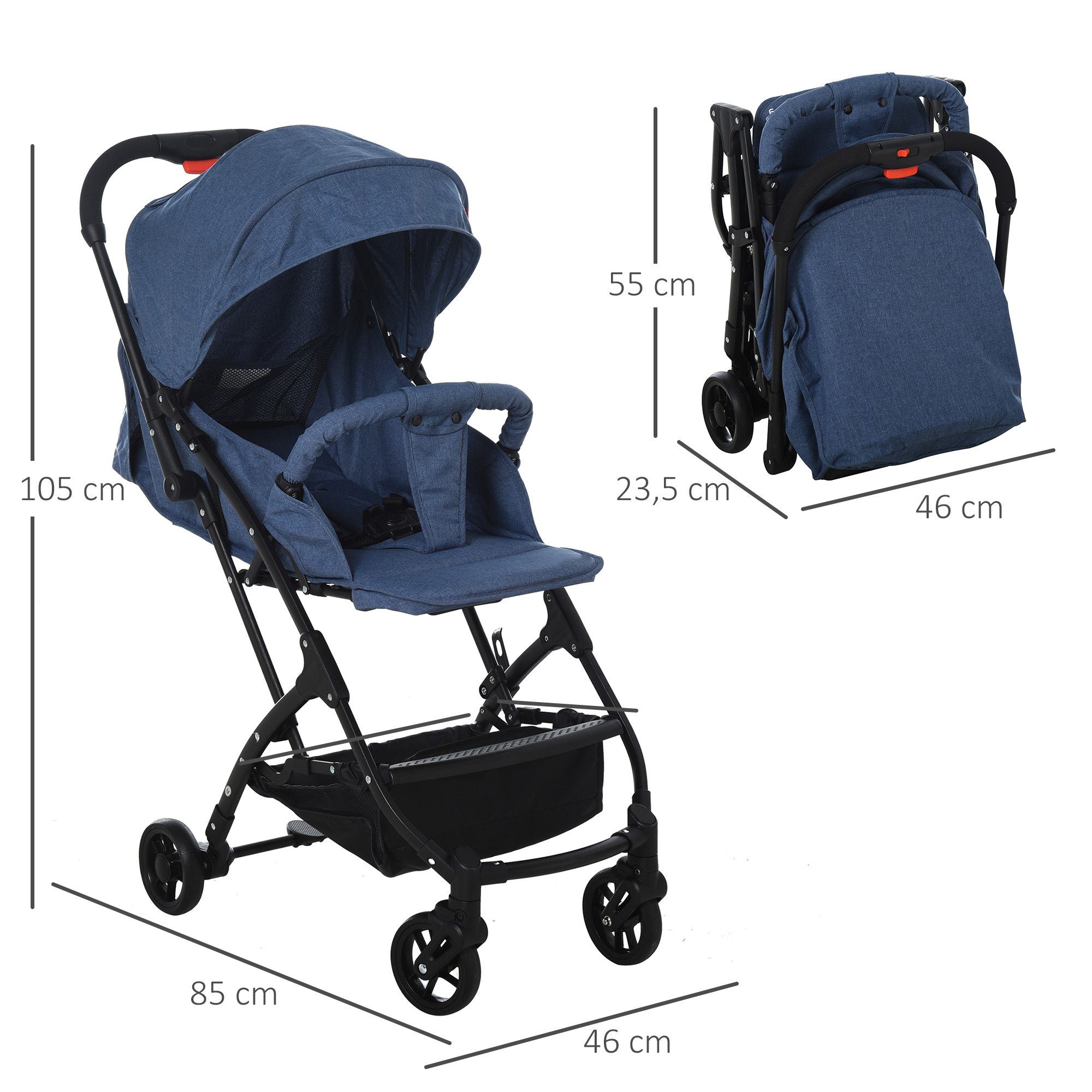 Kinder-Buggy Faltbarer Kinderbuggy
