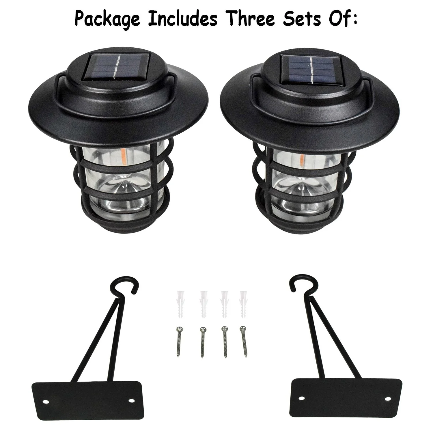 home zone security solar outdoor decorative glass wall lantern light no wiring