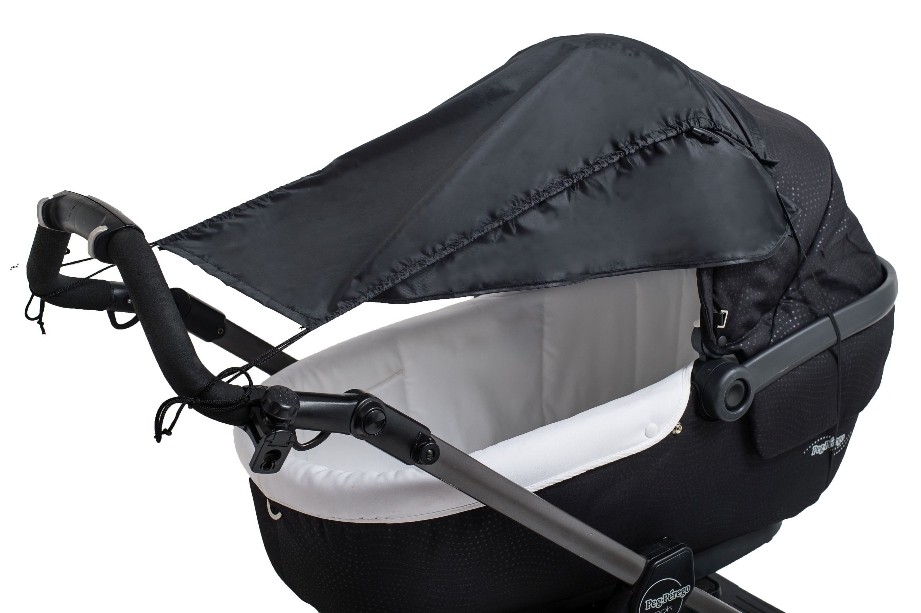 Kombi-Kinderwagen Altabebe Sonnensegel - schwarz - schwarz