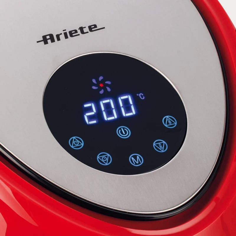 Friggitrice ad Aria XXL - 7 Litri - Cottura Senza Olio - 1800 Watt - Rosso
