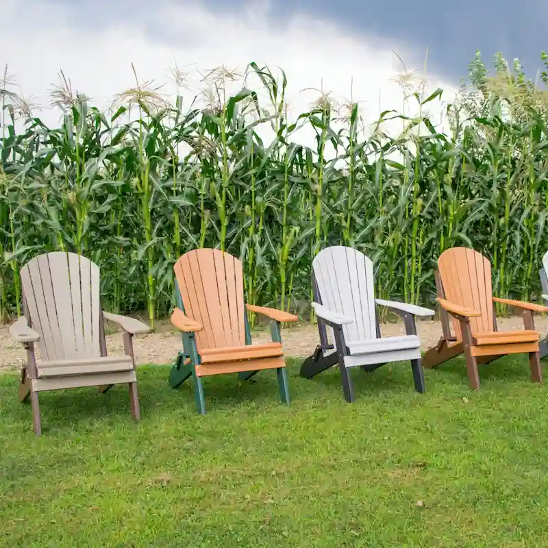 Eagle Collection Poly Folding Adirondack Chair