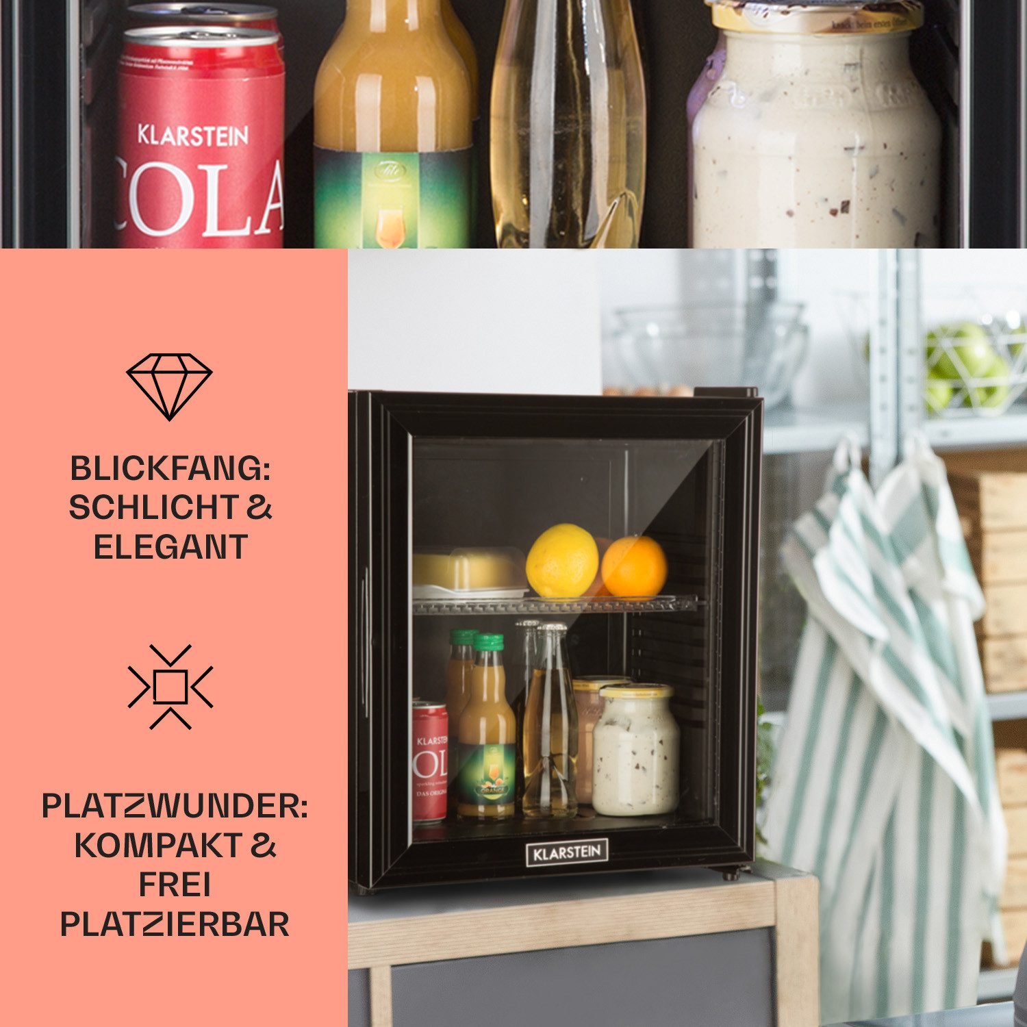 Table Top Kühlschrank Brooklyn 24