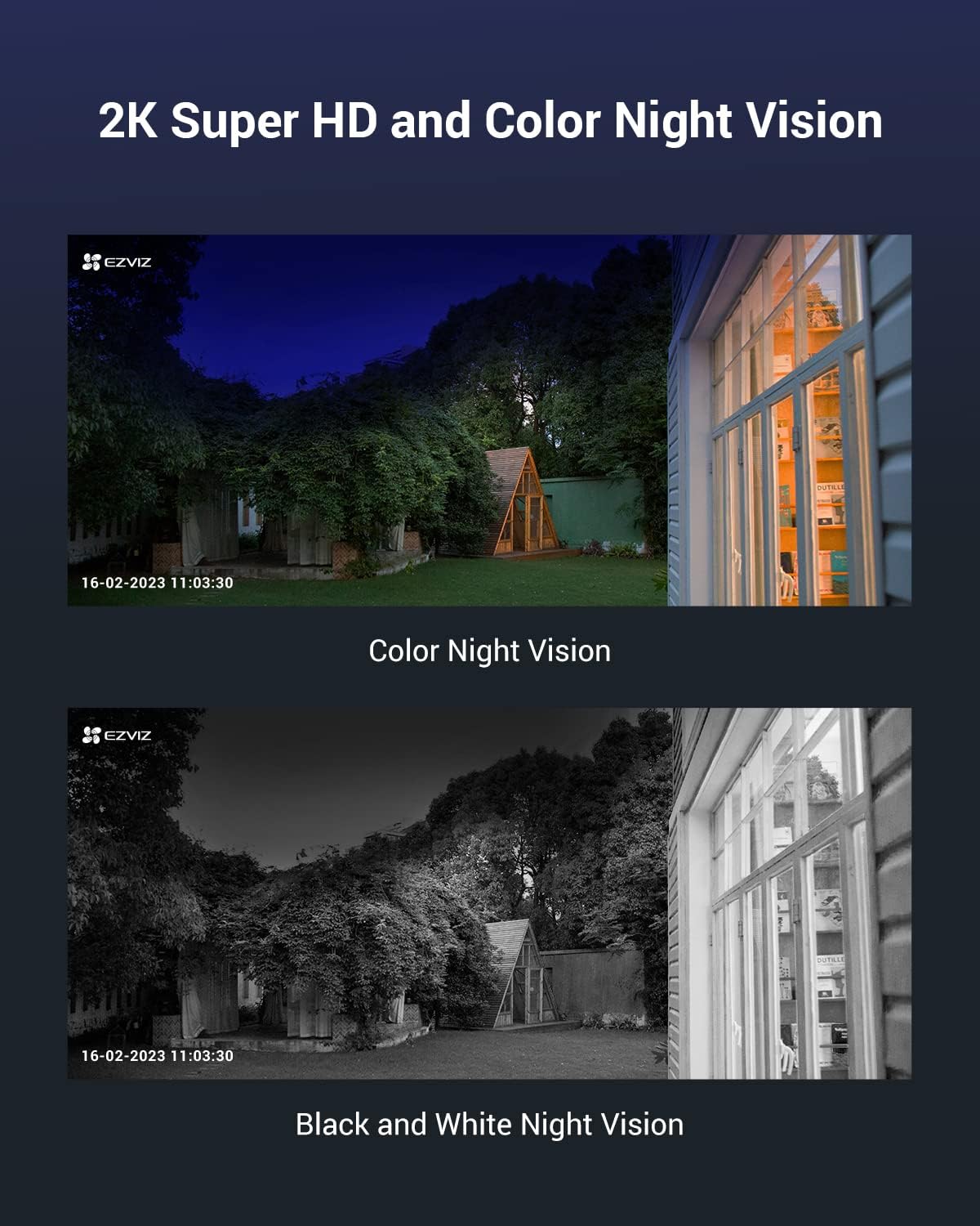 EZVIZ EB8 Kit 4G LTE Telecamera Esterno con Batteria 10400mAh, 2K Telecamera di Sorveglianza a 360°, Rilevamento di Persone, Visione Notturna a Colori, Audio Bidirezionale, GPS Integrato
