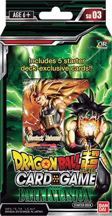 Dragon Ball Z Super The Dark Invasion Starter Deck Series 3 Cross Worlds