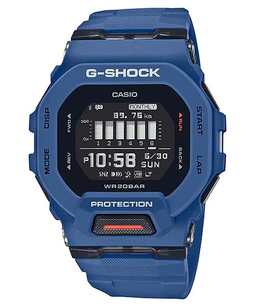 Orologio G-Shock GBD-200-2ER blu, per i runners