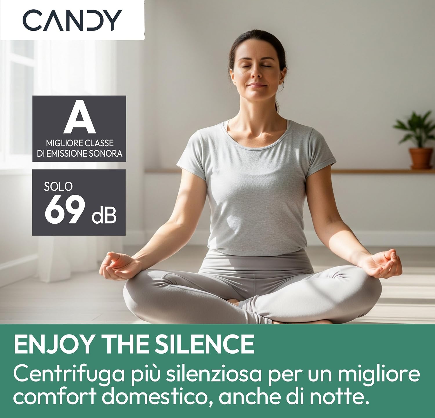Candy ProWash 300 Lavatrice 10 Kg, 1400 Giri, Classe A-20%, Bianca