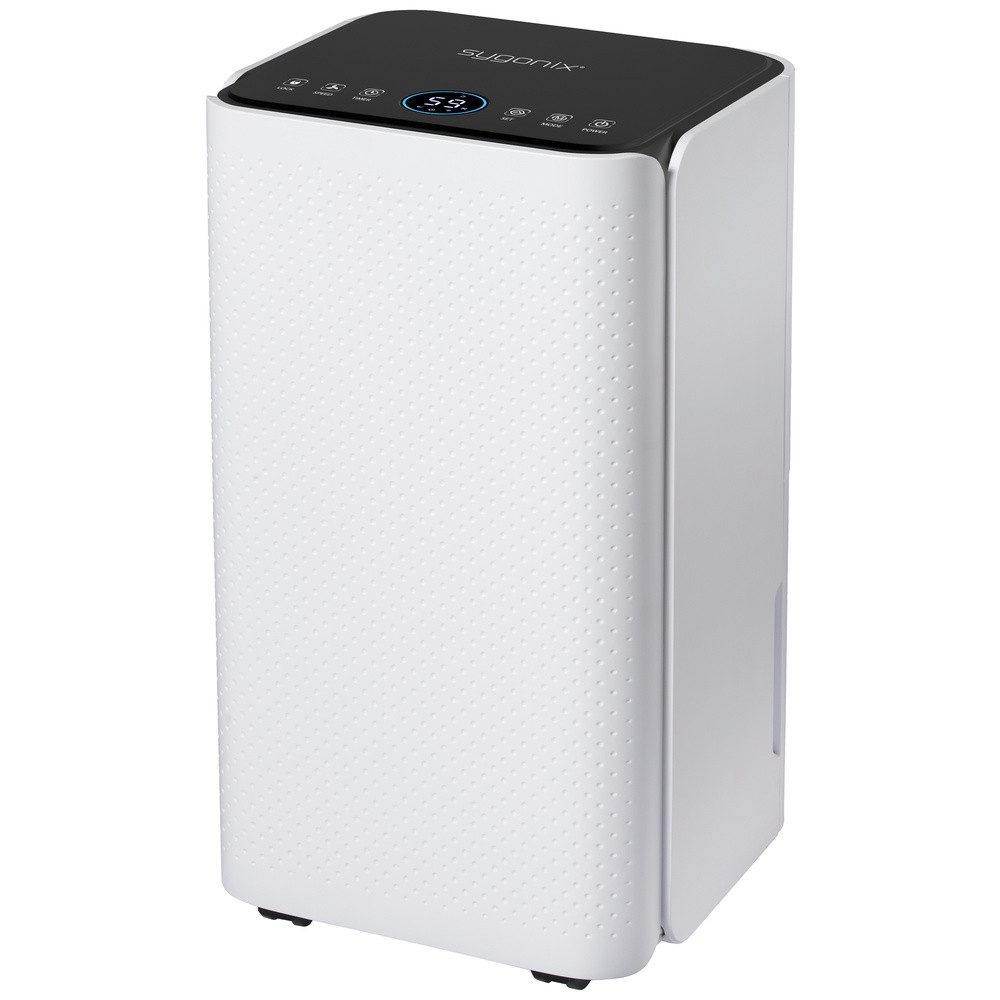 Luftentfeuchter Sygonix Tuya Smart Luftentfeuchter 20 m² 200 W 12 l/Tag Weiß
