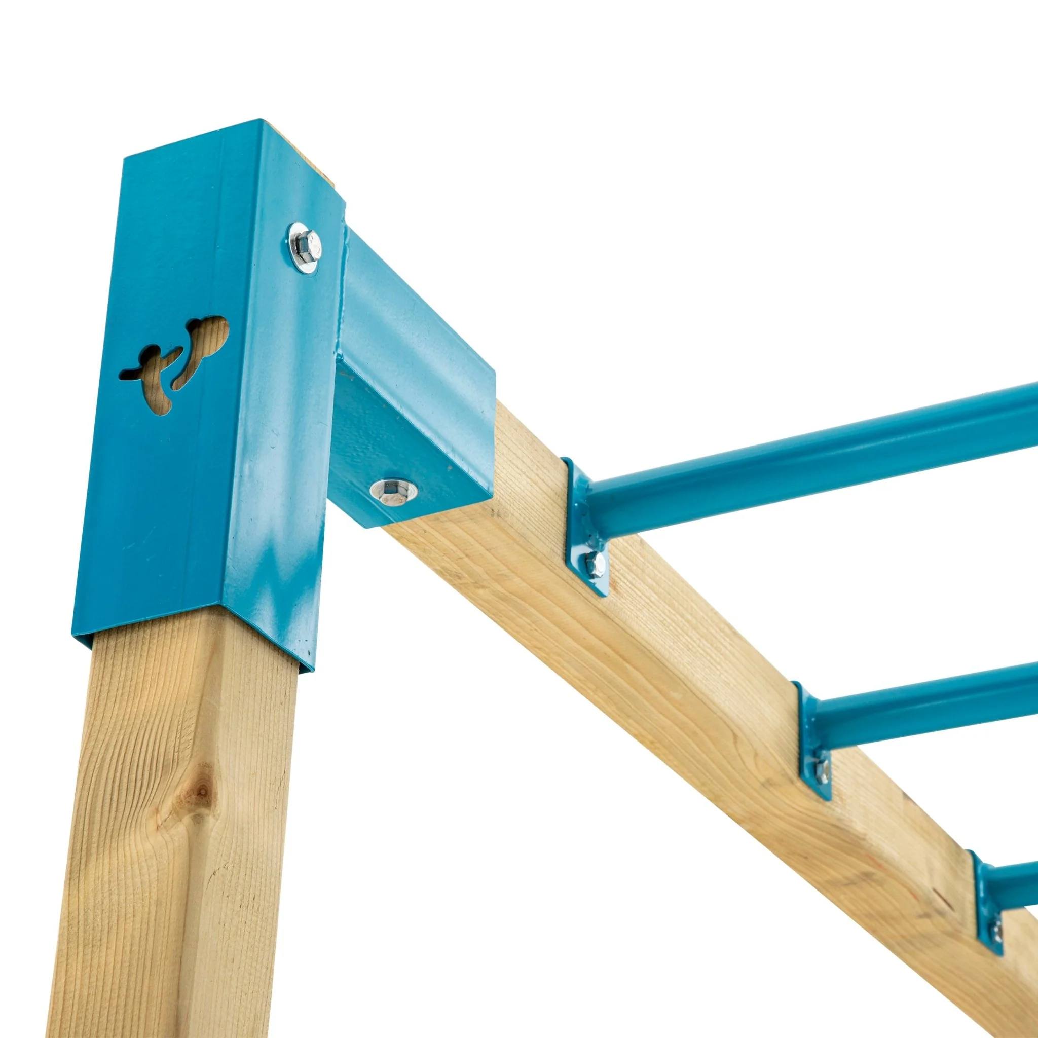 TP Skywood Klimtoren van Hout met Super Wave Glijbaan, Sky Deck, Aap Bars, Skyline met Rapide Schommelstoel en Extra Speeltoren - FSC? Gecertificeerd