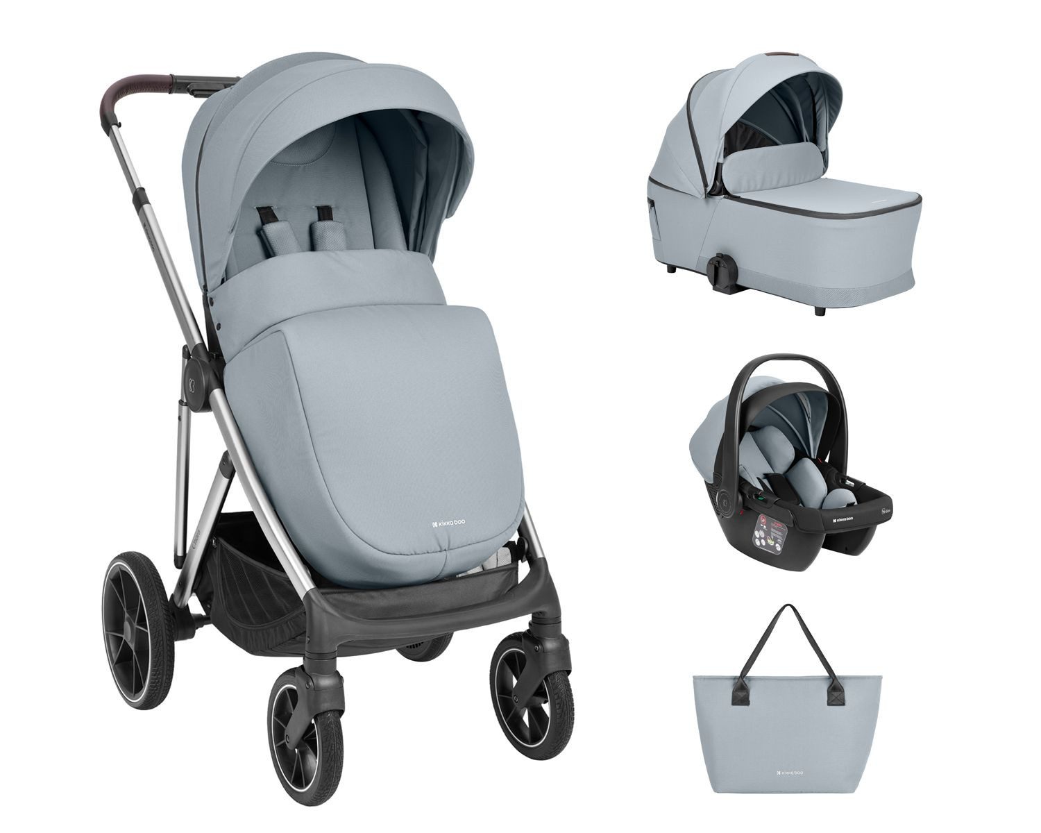 Kombi-Kinderwagen Kombikinderwagen Chiara 3 in 1