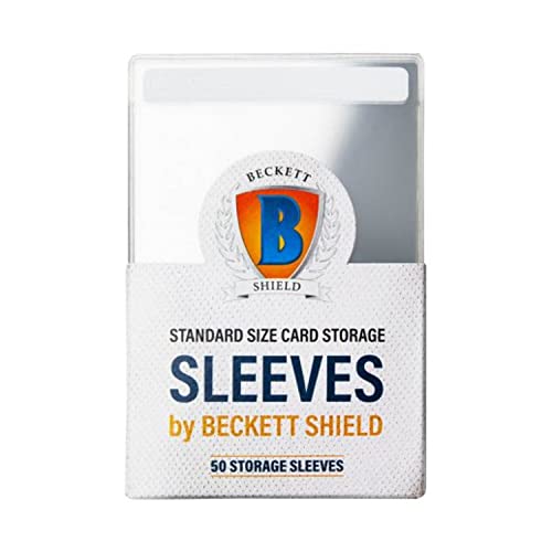 Beckett Shield Semi-Rigid Sleeves: Standard Card Size (50)