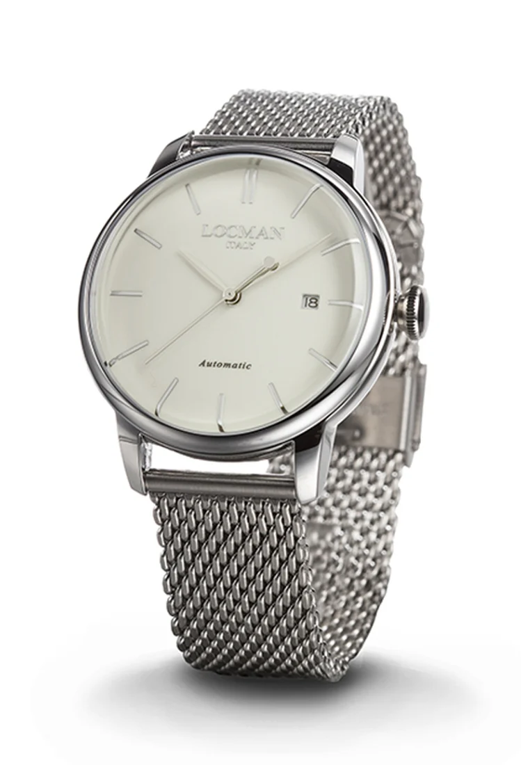 Locman 1960 automatico avorio maglia milano 0255A05A-00AVNKB0