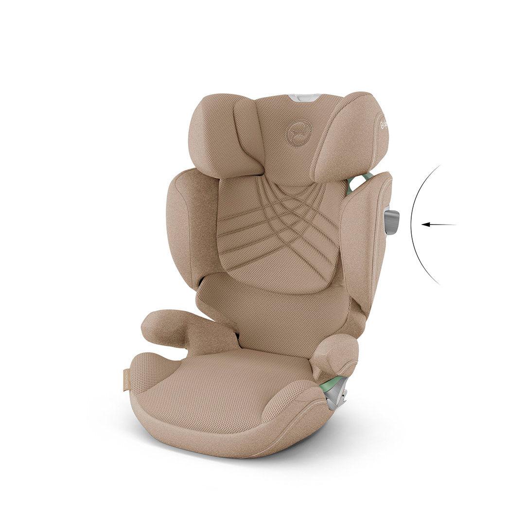 2025 Seggiolino auto CYBEX Solution T i-Fix Plus – Gruppo 2/3, Cozy Beige, con ISOFIX e poggiatesta regolabile in altezza