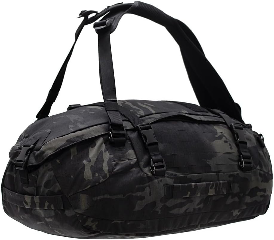 Tasmanian Tiger TT Duffel 45 L Taktische Reise-Tasche Duffel Bag für Herren mit Rucksack-Funktion und Molle-System, abschließbar, 45l Volumen