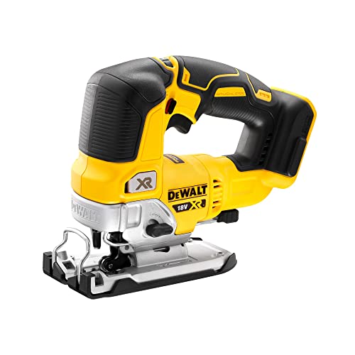 DEWALT DCS334N XJ Seghetto alternativo Brushless con impugnatura a staffa XR 18V senza batterie ne caricabatteria : Fai da te