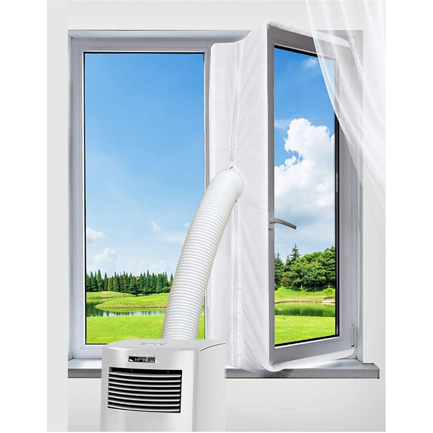 Fenster-Set Erweiterung Fensterkit / Fenster Abdichtung Klimagerät