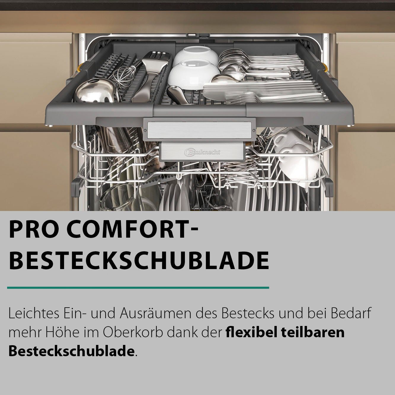 vollintegrierbarer Geschirrspüler B7I HF60 TUC