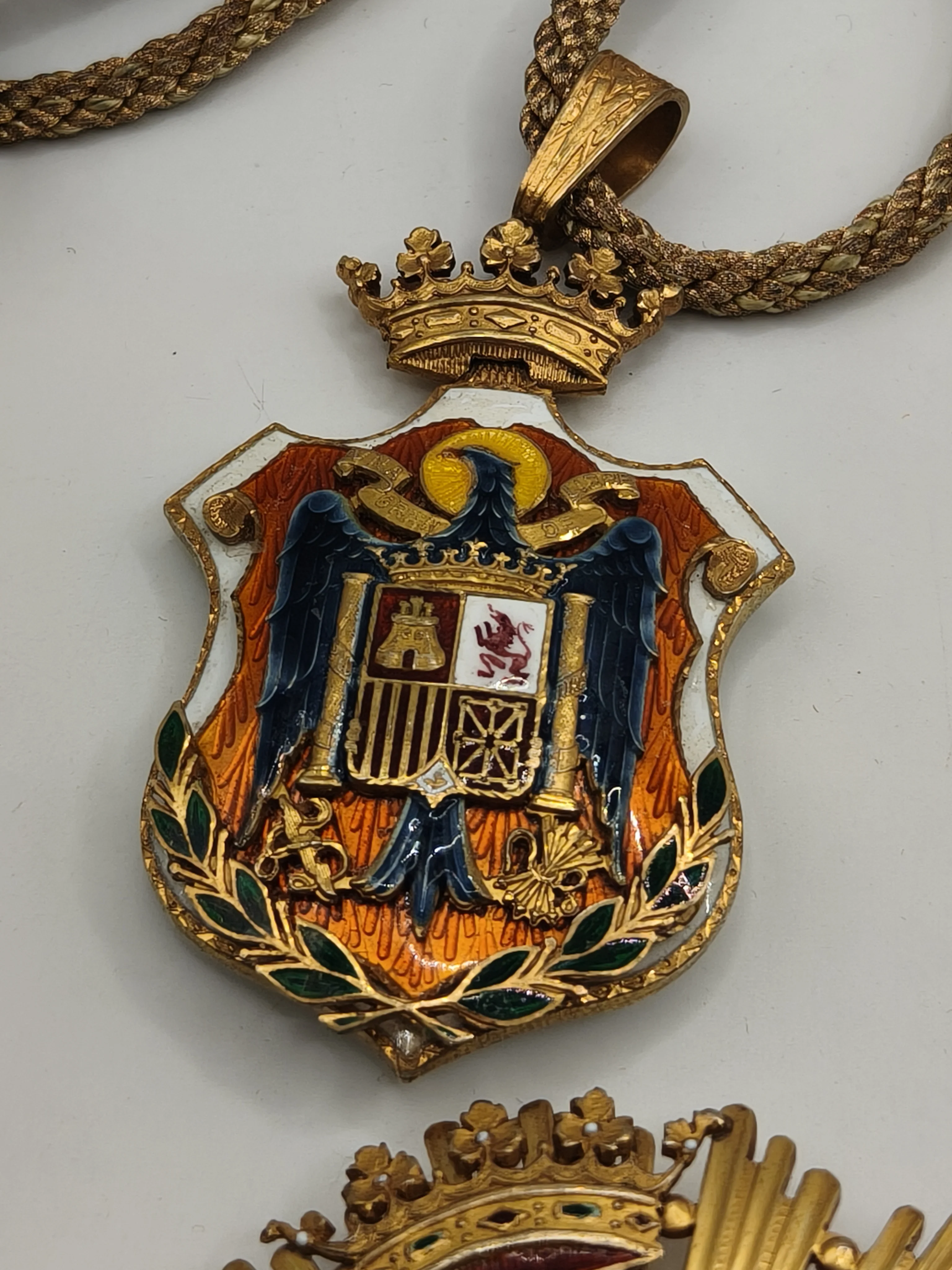 National Economic Council Grand cross and medal. Spain Franco's period