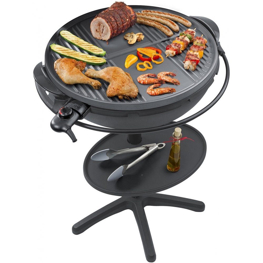 Elektro-Standgrill VG 400 - Barbecue Elektrogrill - schwarz/rot