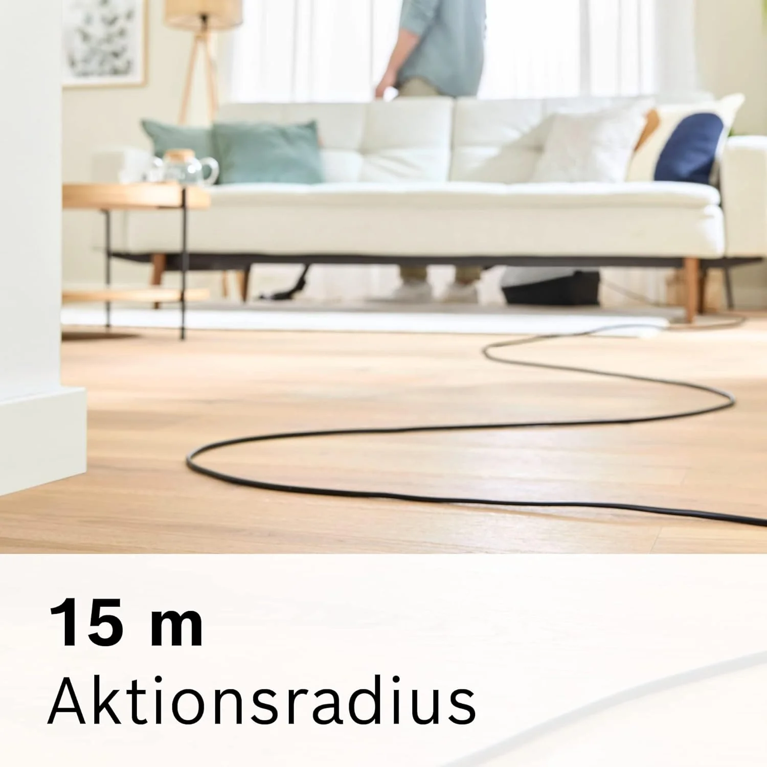 Bosch Stofzuiger met zak Serie 8 BGB75X494, sledestofzuiger, ideaal voor mensen met allergie?n, hygi?nefilter, vloermondstuk voor parket, tapijt, tegels, lange kabel, stil, 650 W, blauw