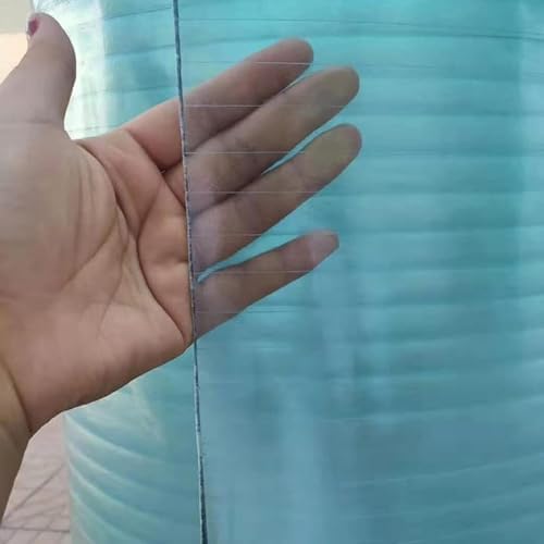 Fiberglas-Dachplatten für Wärmedämmung, wetterfeste Lichtpaneele für Gewächshäuser, Gärten und Autos, leicht zu schneiden (1,2 x 9 m)