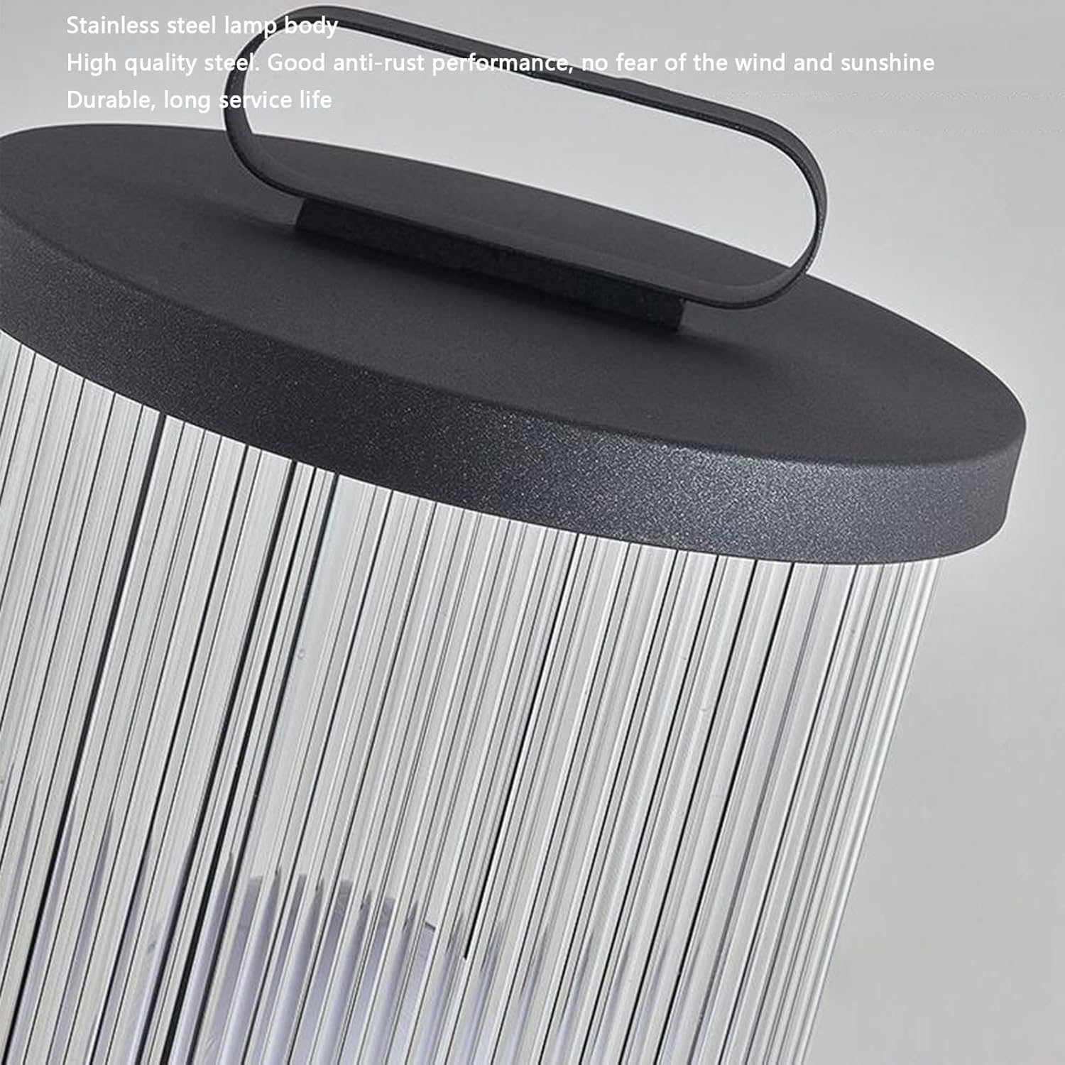 Wasserdichte Edelstahl-Pil-Lampe für den Außenbereich, stilvolles Gartenlicht für Weg, Auffahrt und Terrasse, perfekt für Nachtbeleuchtung und Landschaftsdekoration