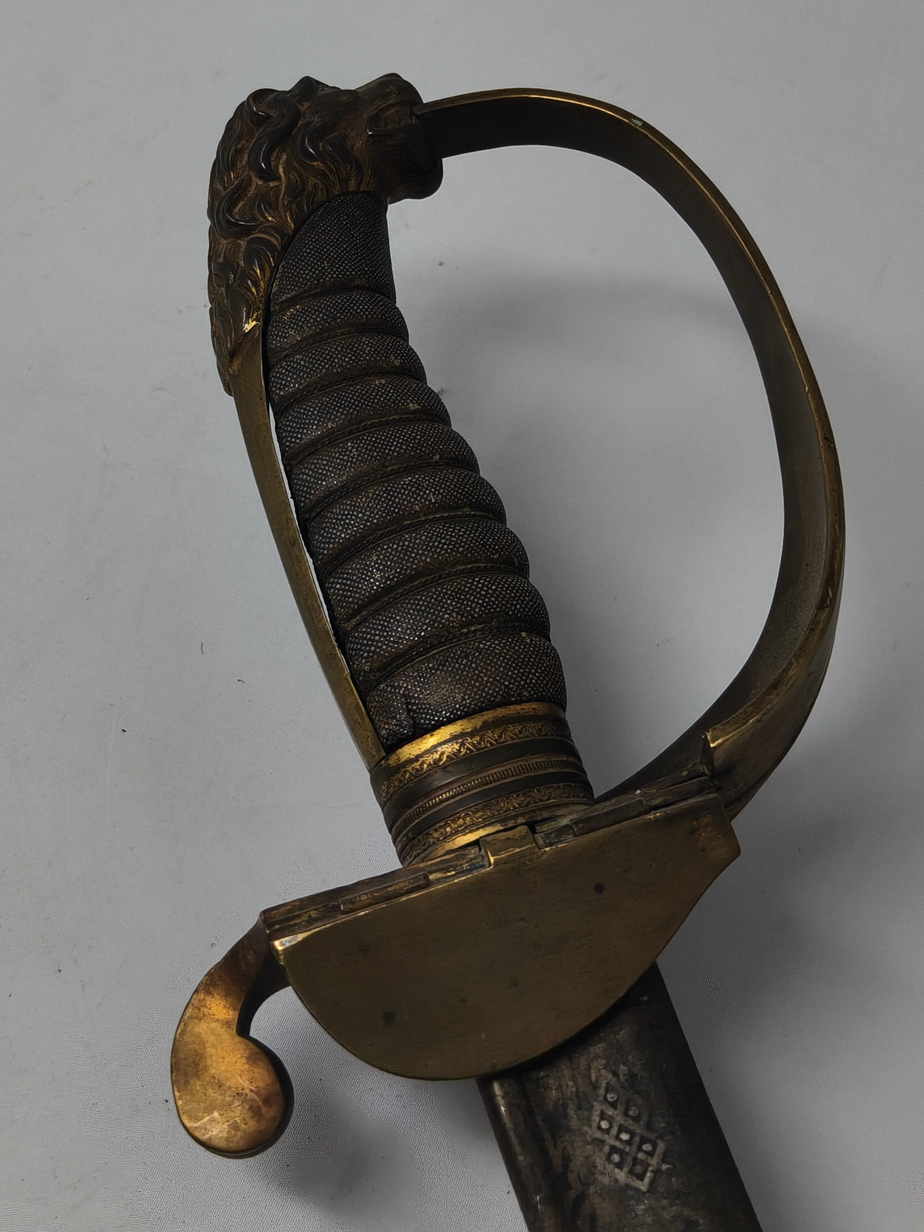 Spanish Marine Saber. Colonial period 1874.