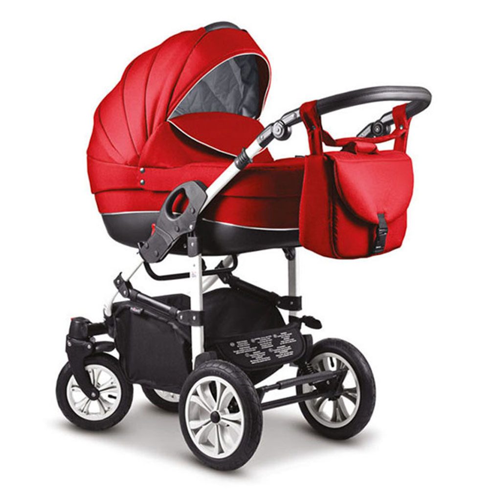 Kombi-Kinderwagen Craft 4 in 1 inkl. Sportsitz, Autositz und Zubehör in 18 Farben
