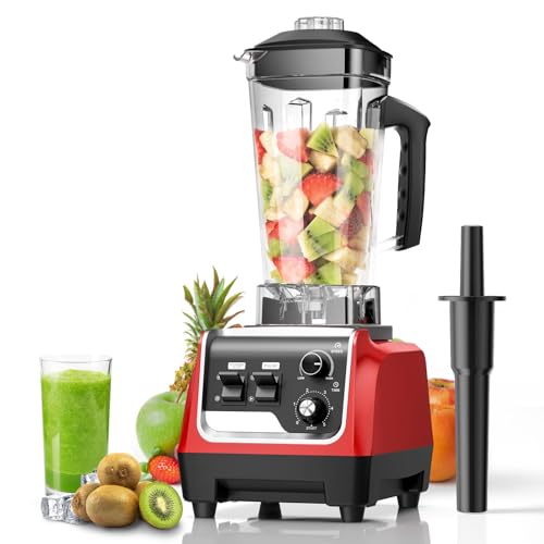 MAGETANG Smoothie Blender, Powerful Blender for Kitchen with 1800 Watt Motor, 70 Oz Large Capacity and BPA Free Containers, Countertop Blender for Smoothies, Ice Crushing & Frozen Drinks, Red: Home & Kitchen
