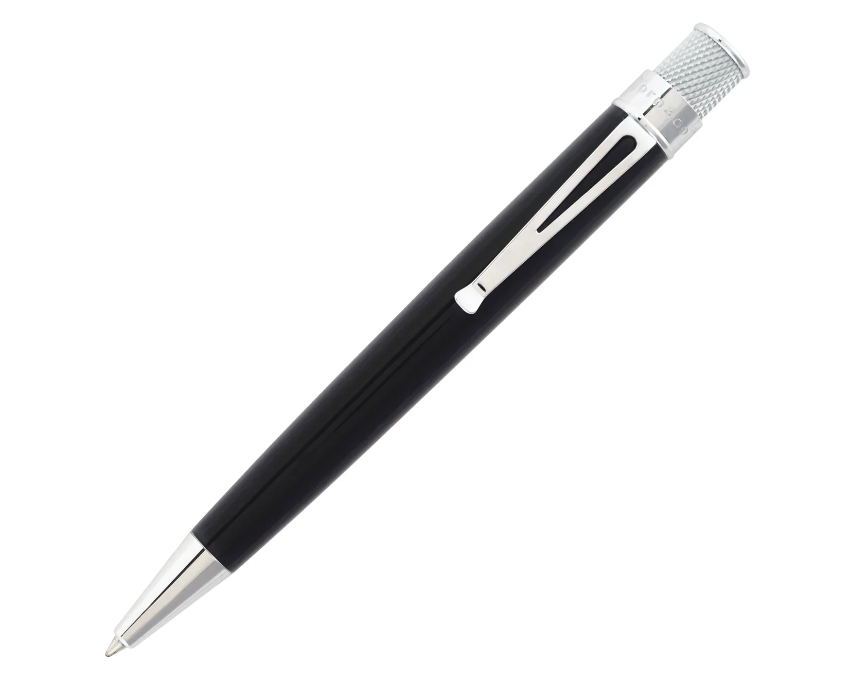 Retro 51 Tornado? Classic Lacquer Rollerball Pen - Black