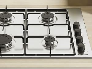 piastra piano cottura 4 fuochi quattro zone gas 60 cm da incasso misto iseasy bosch electrolux