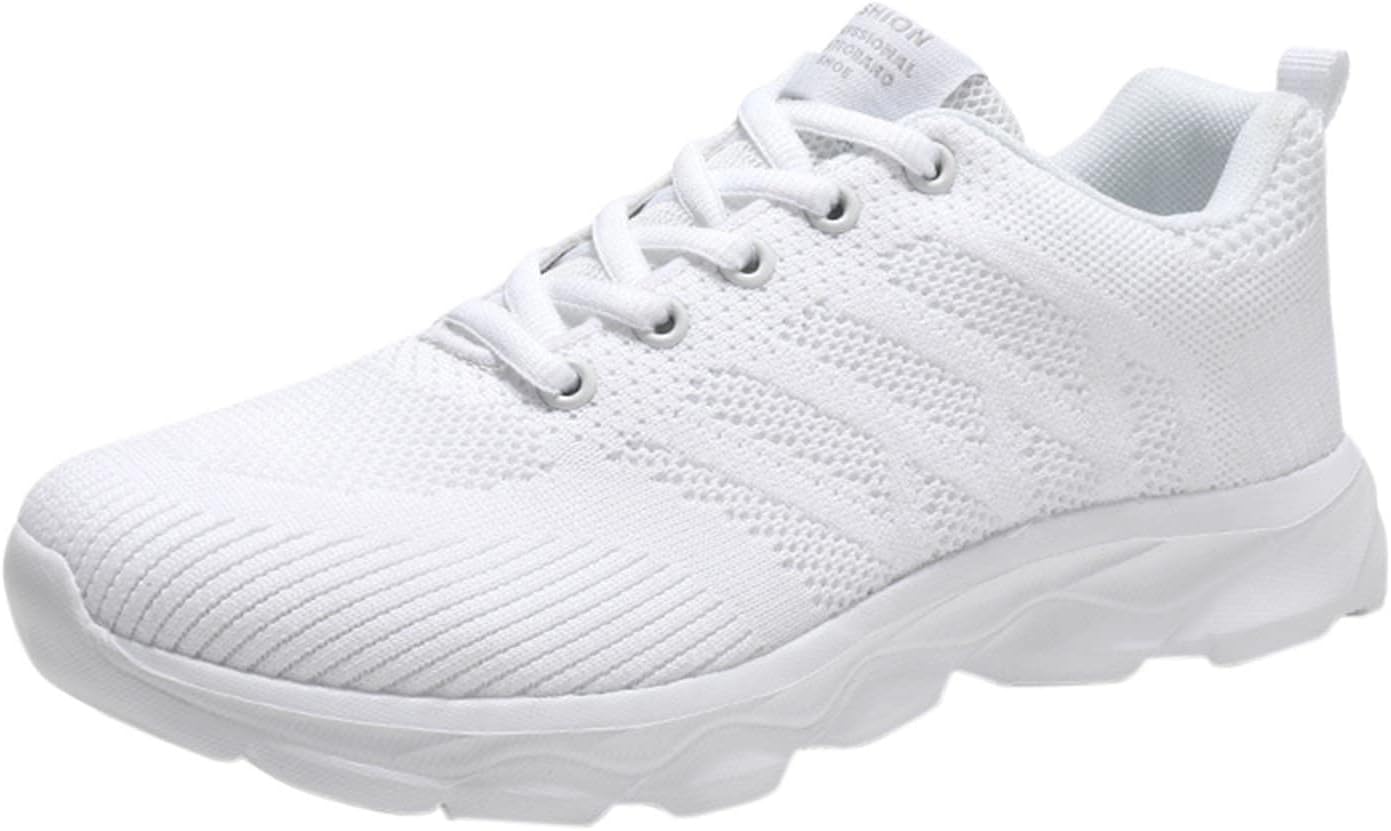 vejtmcc Scarpe antinfortunistiche da donna senza lacci, leggere, sportive, con punta in acciaio, comode, con cuscino d'aria, traspiranti, scarpe da lavoro, leggere, da corsa, colore nero